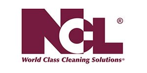 NCL logo with slogan: wold class cleaning solutions.