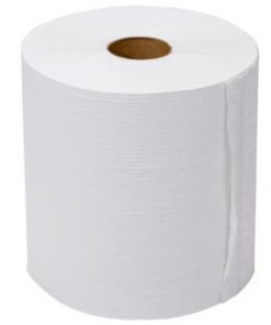 White roll towel.