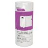 package of roll towel purple wrapping.