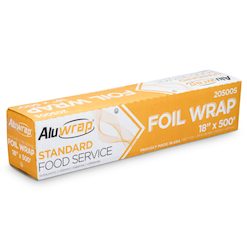 Commercial foil wrap.