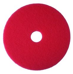 Red buffer pad.