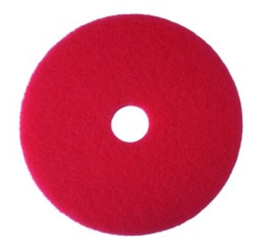 red buffer pad