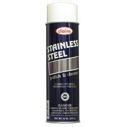 Can of Claire Stainless Steel Cleaner.