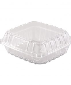 Clear Hinged Lid Container.