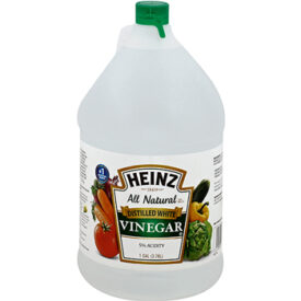 Gallon of white vinegar.