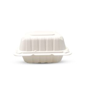 White to-go container.