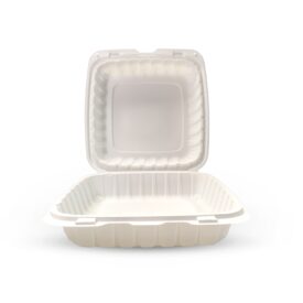 White takeout container.