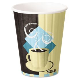 To-go cup with a picture of a mug on it.