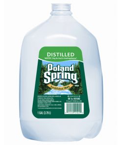 Gallon poland springs distilled water.