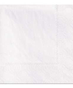 white beverage napkin
