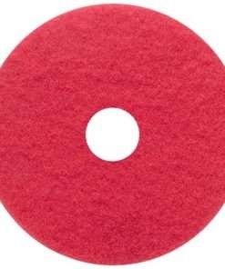 red circular buffing pad