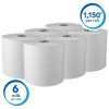 6 rolls of white roll towel