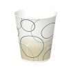 round cup with swirl design for hot beverages