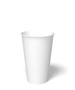White cup for hot drinks