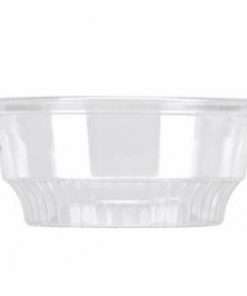 clear ice cream take out bowl
