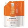 Container of Method hand soap refill
