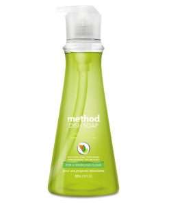 green pump bottle of method hand soap
