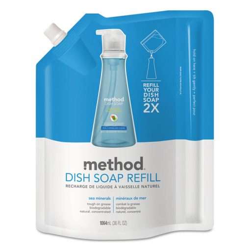 package of method hand soap refill