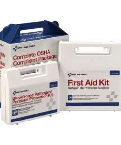 3 boxes of first aid kit just showing what it looks like