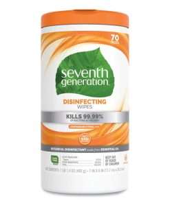 container of seventh generation disinfecting wipes