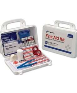 open first aid kit and closed first aid kit