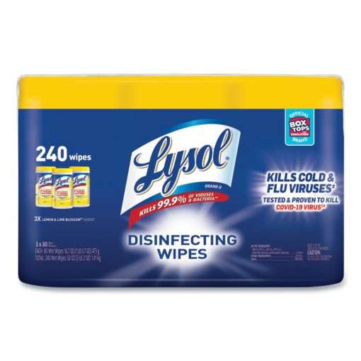 3 pack of lysol wipes
