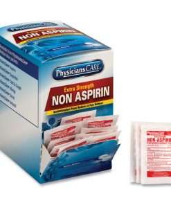 Box of single packets of Non Aspirin