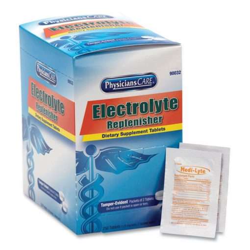 Box of single use Electrolyte Tabs