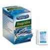 box of individual ibuprofen packets