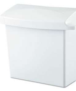 white sanitary liner container