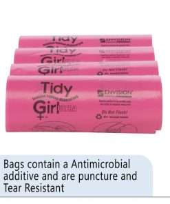 pink tuf girl sanitary liner package