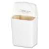 white sanitary napkin disposal box