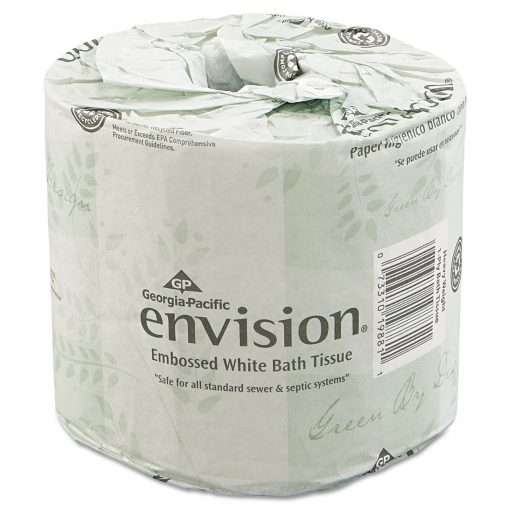 roll of wrapped envision toilet paper