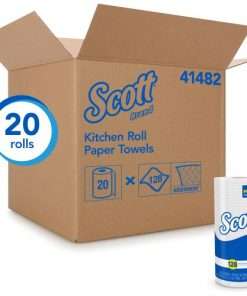 case of scott kitchen roll towel with one on the outside