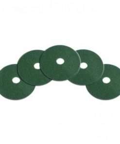 5 Green circle floor pads