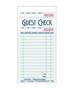 Guest Checks, Green