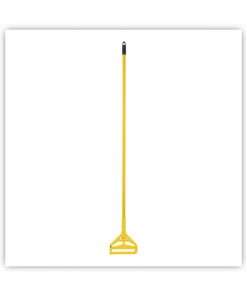 yellow mop handle