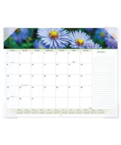 At-A-Glance Panoramic Floral Image Monthly