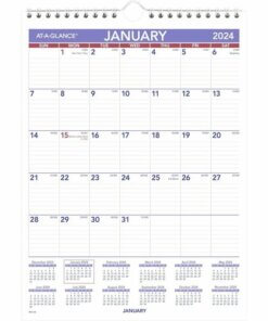 wall calendar with whole year at the bottom 2023