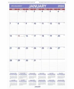 At-A-Glance Recycled Monthly Wall Calendar
