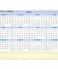 At-A-Glance Quicknotes Mini Erasable Yearly Wall Planner