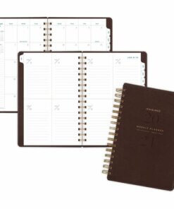 At-A-Glance Signature Collection Weekly/Monthly Planner, Brown