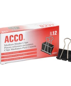 ACCO Medium Foldback Binder Clips