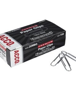 ACCO Premium Jumbo Non-Skid Paper Clips