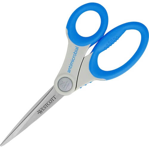 Westcott Anti-Microbail 8inch Straight Scissors
