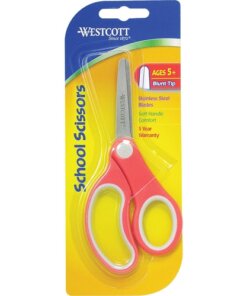Westcott Soft Handle 5inch Blunt Kids Value Scissors