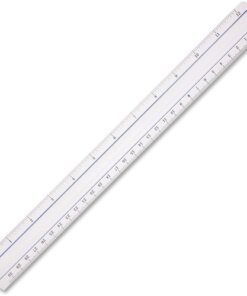 Westcott 12inch Clear Magnifying Data Processing Ruler