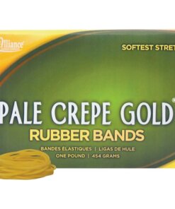 Alliance Rubber 20165 Pale Crepe Gold Rubber Bands - Size #16