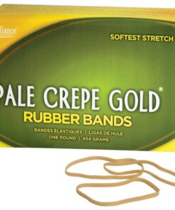 Alliance Rubber 20335 Pale Crepe Gold Rubber Bands - Size #33