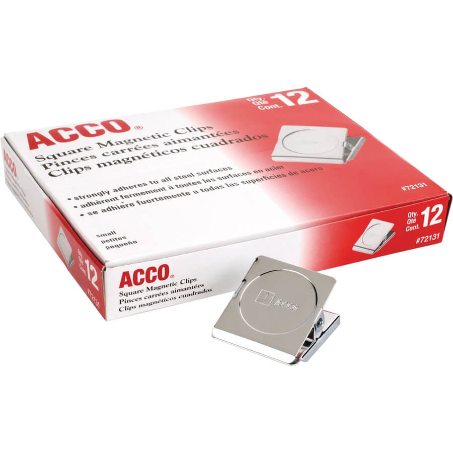 ACCO Square Magnetic Clip box